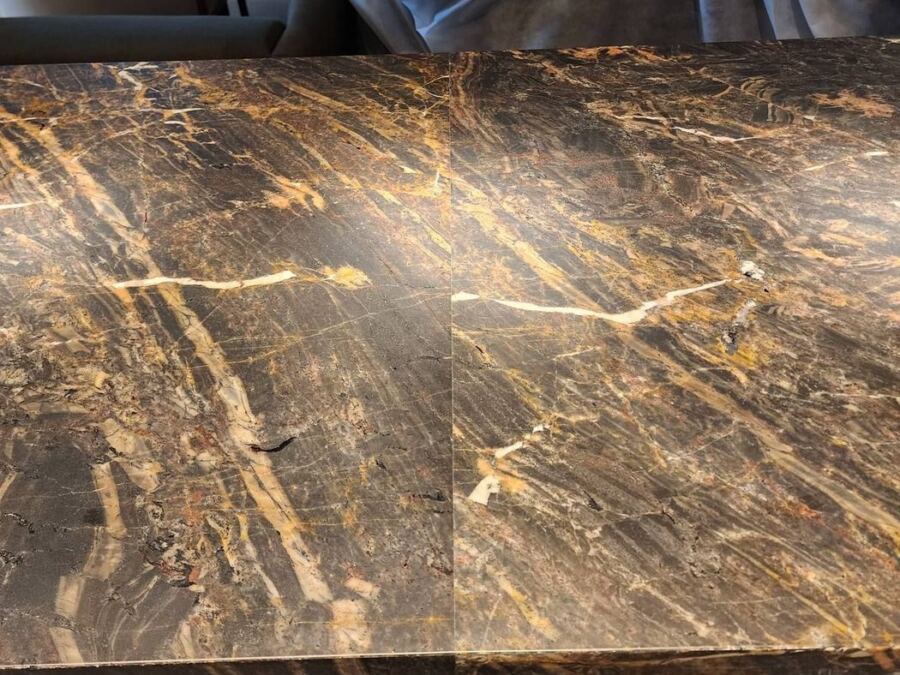 Quartzite slab detail from BAS Stone NYC, Downtown Seattle high-rise
